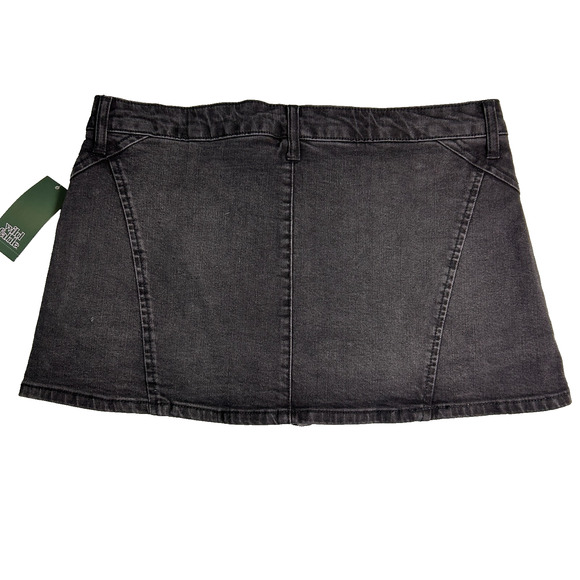 Wild Fable Micro Skort Womens M Black Studded Western Rodeo Festival Cowgirl - Picture 3 of 7